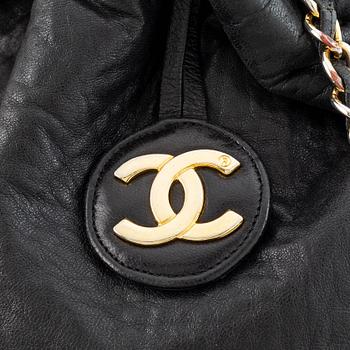 Chanel, väska, drawstring bag.