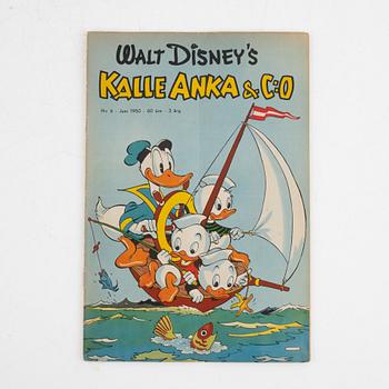 Serietidning, "Kalle Anka & Co" Nr 6, 1950.