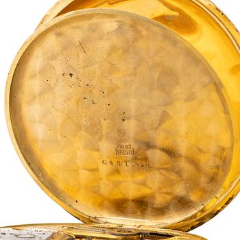 Omega, pocket watch, hunter case, 52 mm.