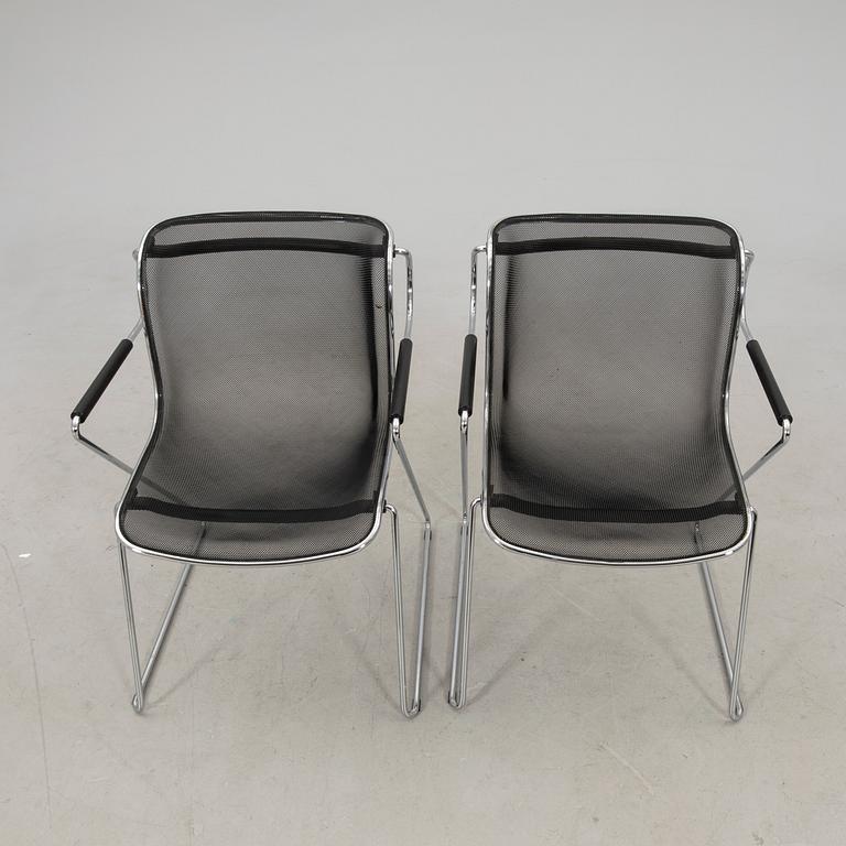 Charles Pollock, armchairs 2 pcs "Penelope" for Castelli, Italy, 1982.
