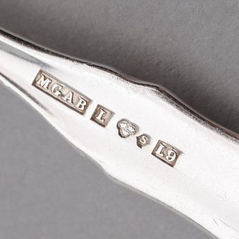 BESTICK, 14 delar, silver, "Uppsala", MGAB, 1960-tal.  Vikt ca 280 g.