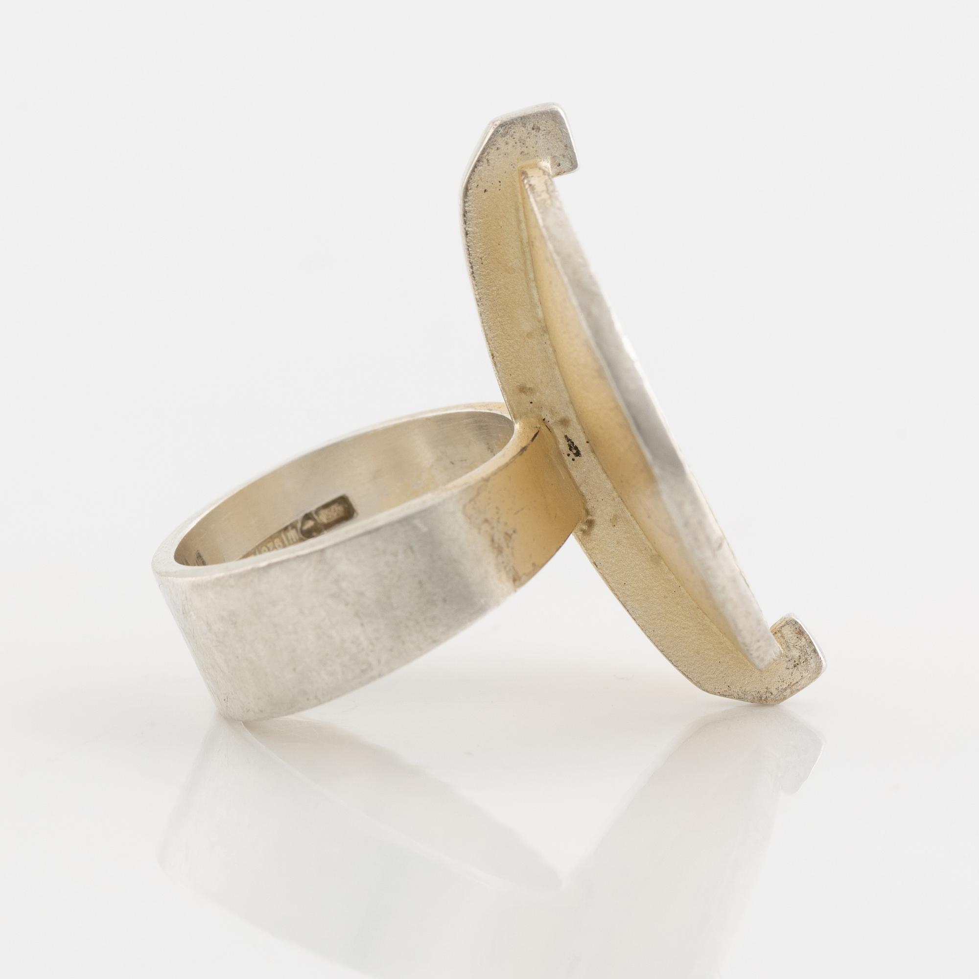 A Lapponia silver ring.
