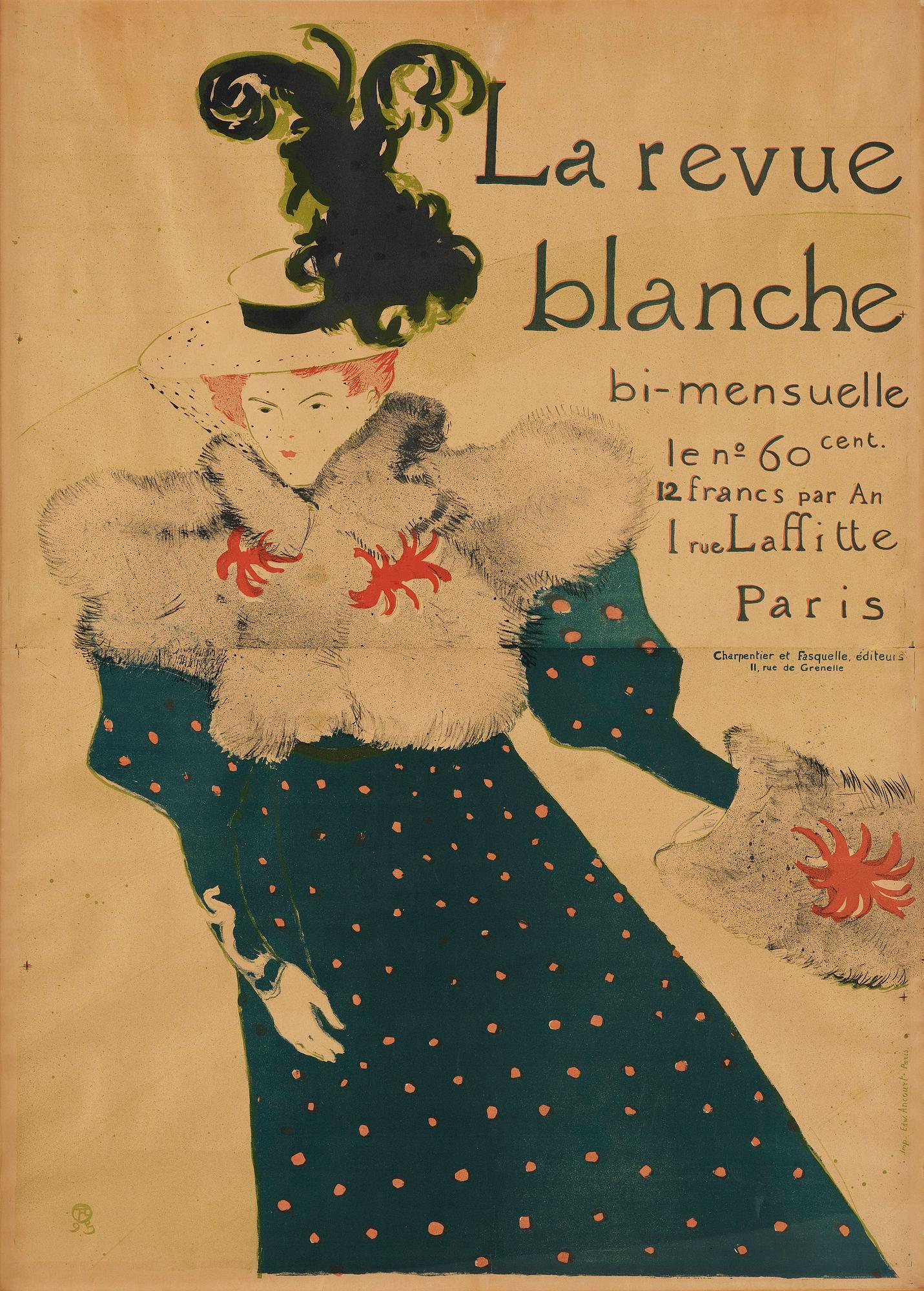 Henri de Toulouse-Lautrec, "La Revue blanche".