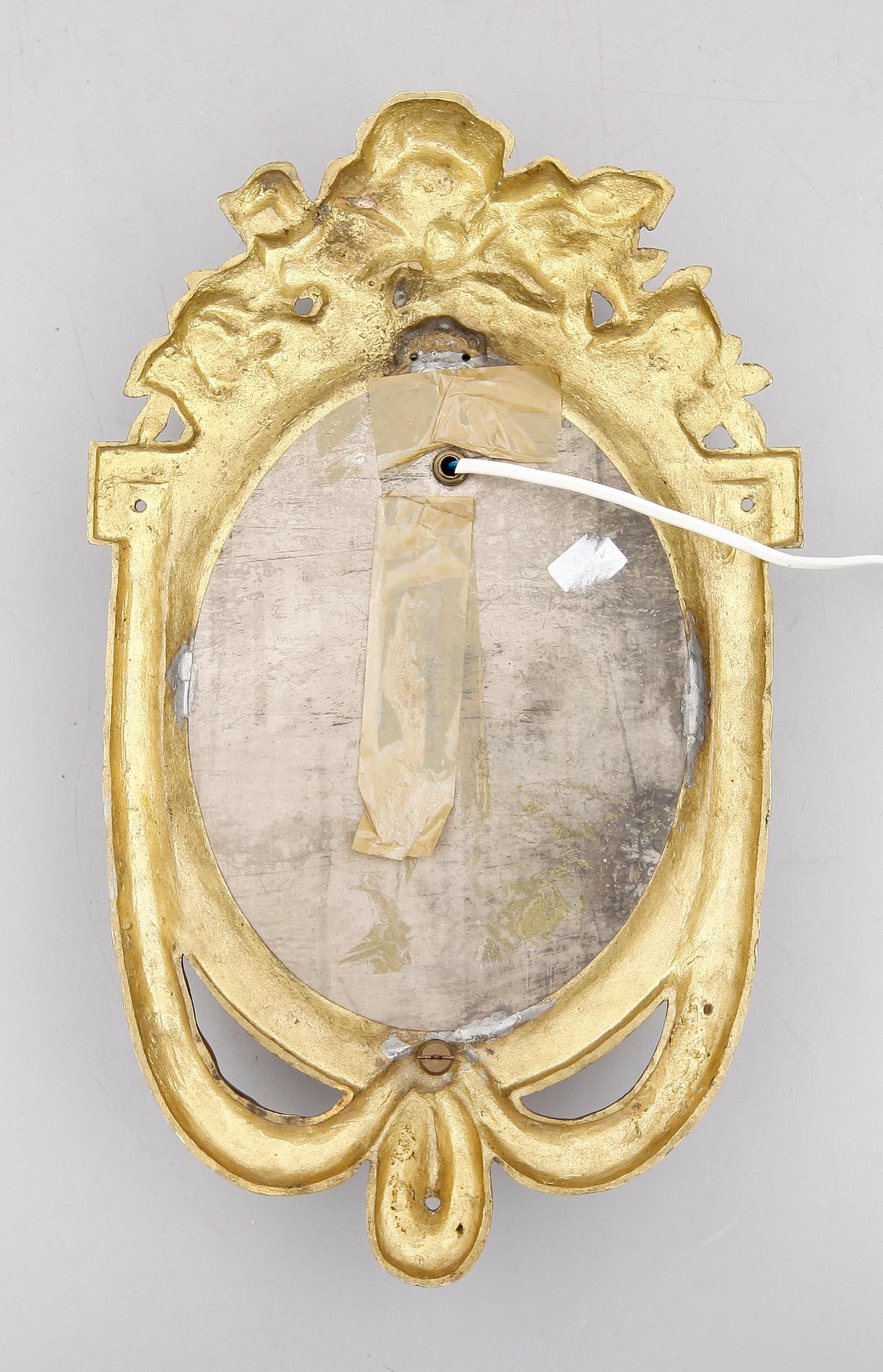 VÄGGLAMPA, gustaviansk stil, 1900-talets mitt.