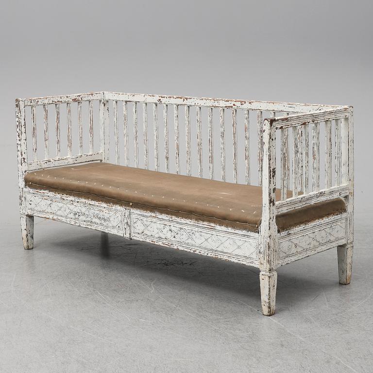 A 19th Century Gustavian style sofa.