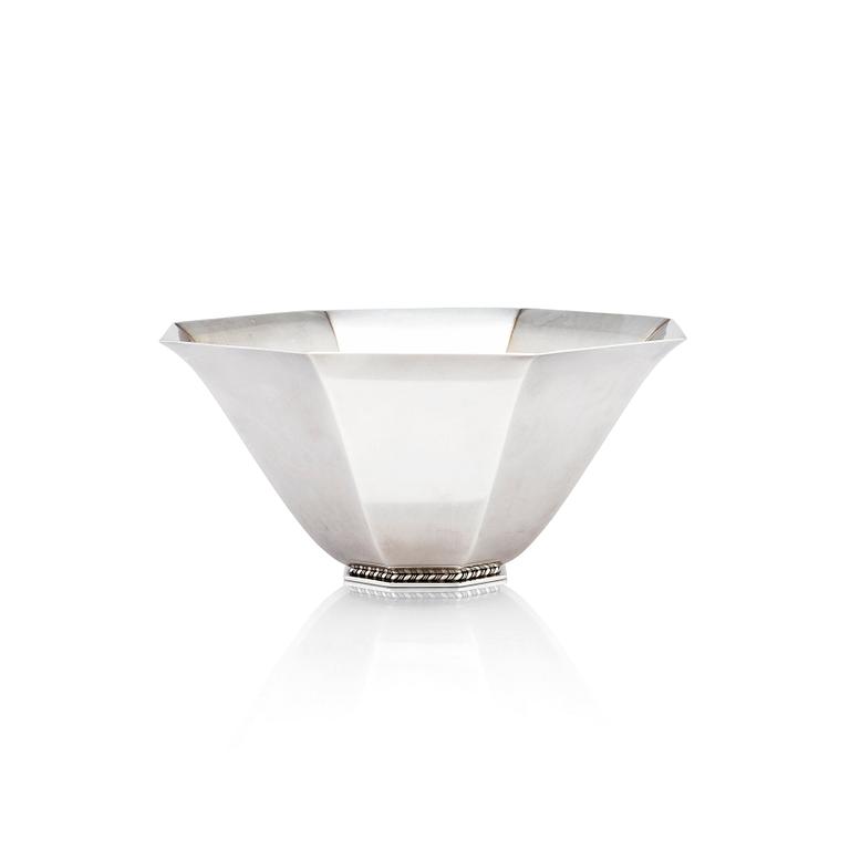 Wiwen Nilsson, a sterling silver bowl, Lund Sweden 1941.