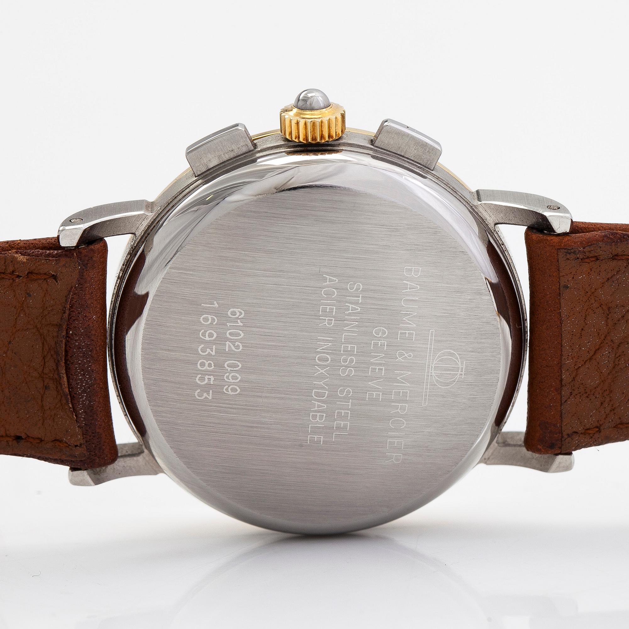 Baume & Mercier, Calendar, kronograf, armbandsur, 32 mm.