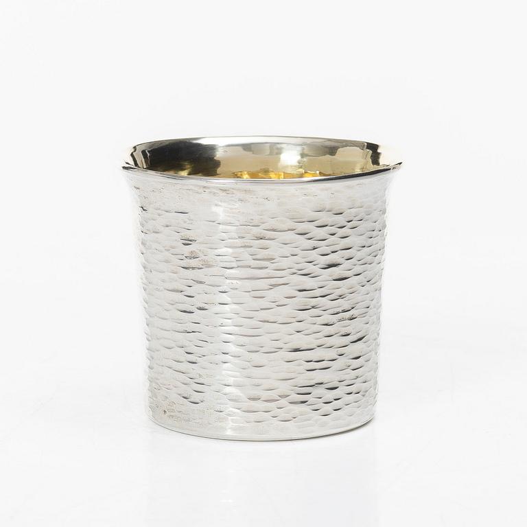 Lennart Råström, Goblets, 4 pcs, silver, in a case, CG Råström, Stockholm 1973.