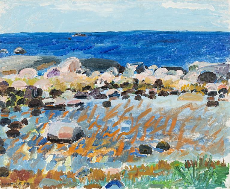 Lena Cronqvist, oil on canvas, signed and dated -86.