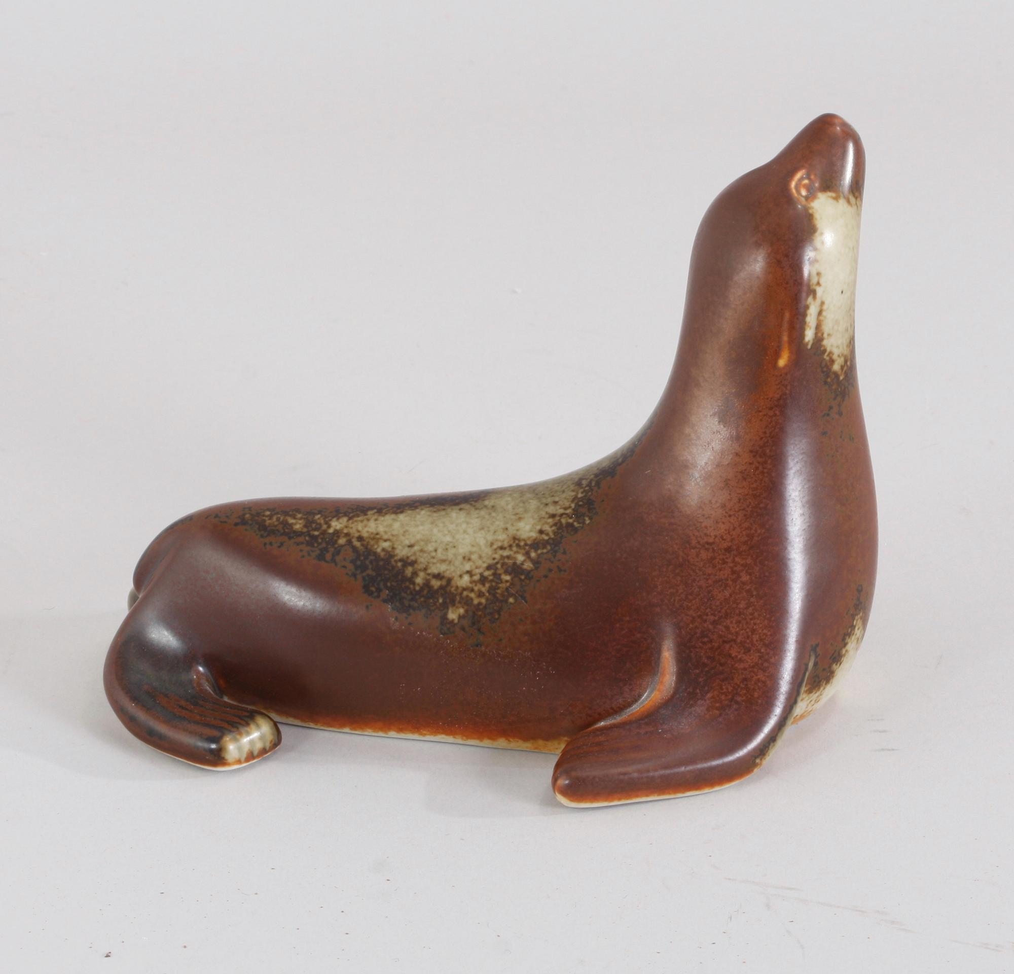 FIGURIN, stengods. Gunnar Nylund, Rörstrand.