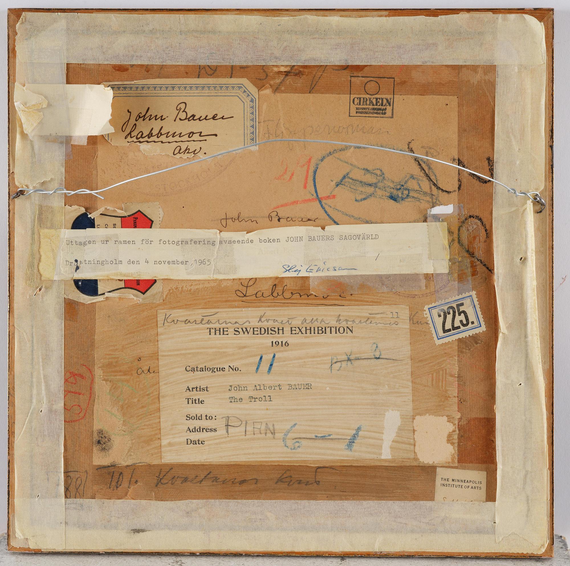 John Bauer, "Labbmor" ("The Troll").