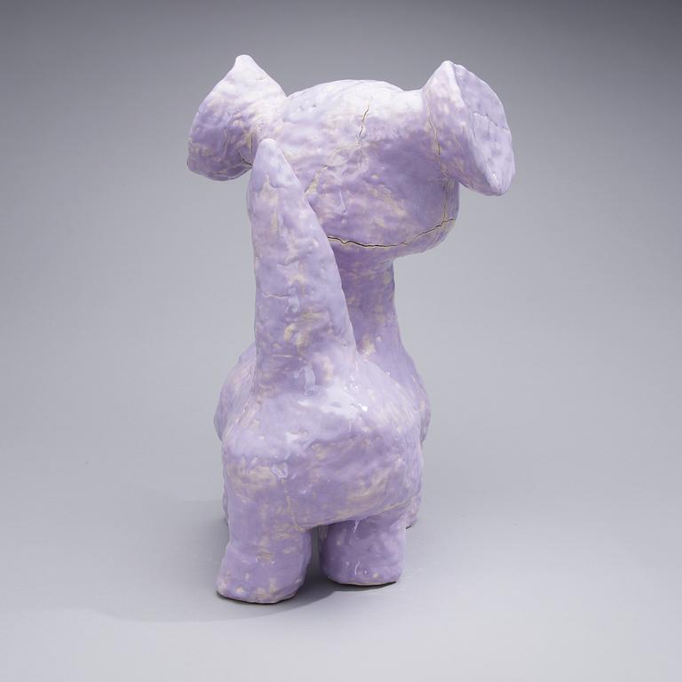 JASMIN ANOSCHKIN, A CERAMIC SCULPTURE. Purple koala.