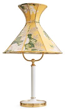 516. A Josef Frank brass and white lacquered table lamp, model 2464.
