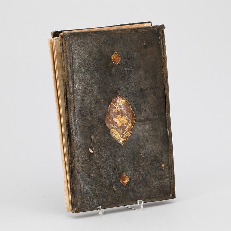 OKÄND KONSTNÄR, mapp med 6 gouacher, persien. 1800-tal.