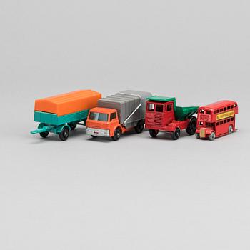 LESNEY MATCHBOX SERIES FOUR CARS.