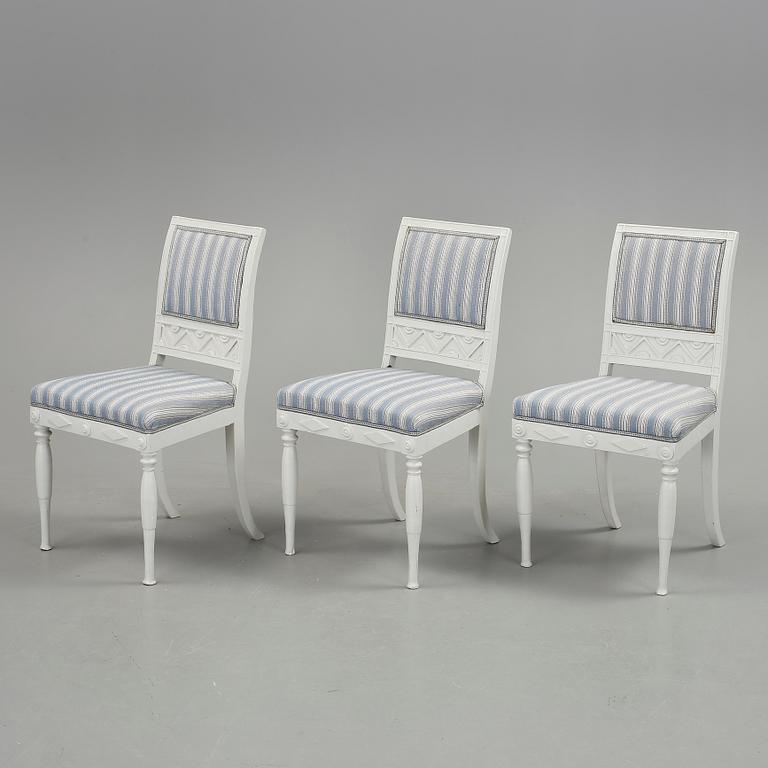 STOLAR, 3 st, empirestil, 1800-talets slut.