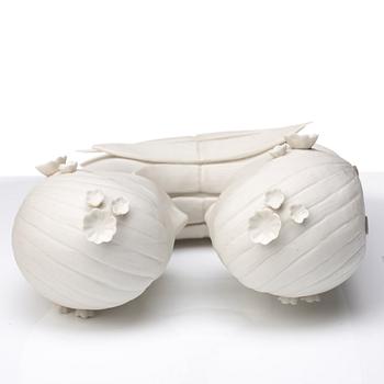 Stig Lindberg, a "Narcissus" "parian" porcelain sculpture, Gustavsberg, Sweden 1970's.
