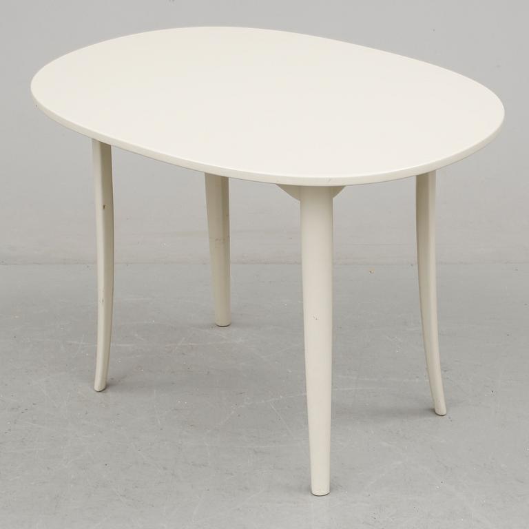 SIDOBORD/SOFFBORD, "Ovalen", Carl Malmsten, Carl Löfving & söner, Tibro, 1900-talets andra hälft.