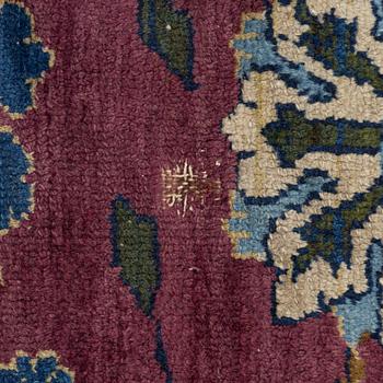 An antique rug, north-west Persian, so-called Vaghire, approx. 136 x 134 cm.