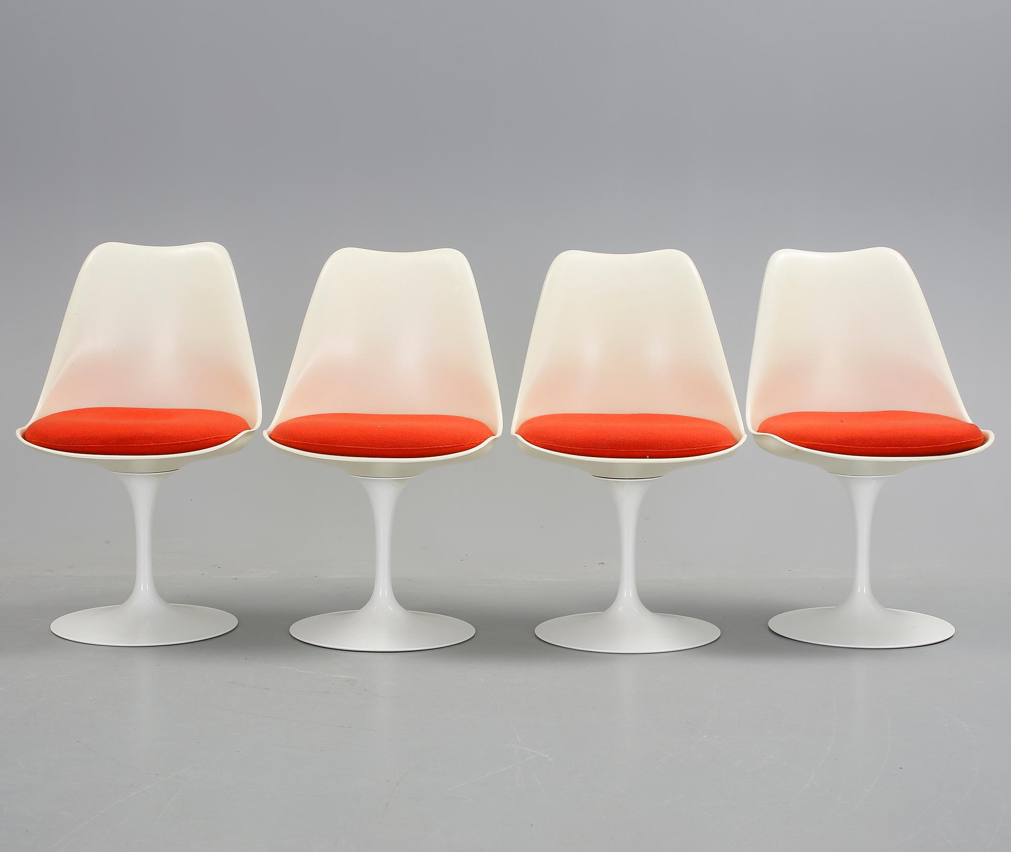 STOLAR, 4 st, "Tulip", Eero Saarinen, Finland.