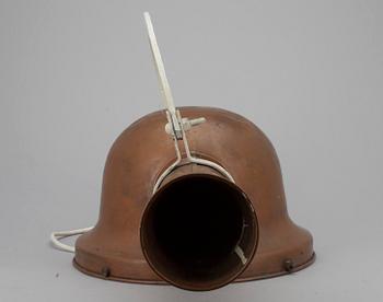 TAKLAMPA, koppar samt målad metall, Idman 80182.