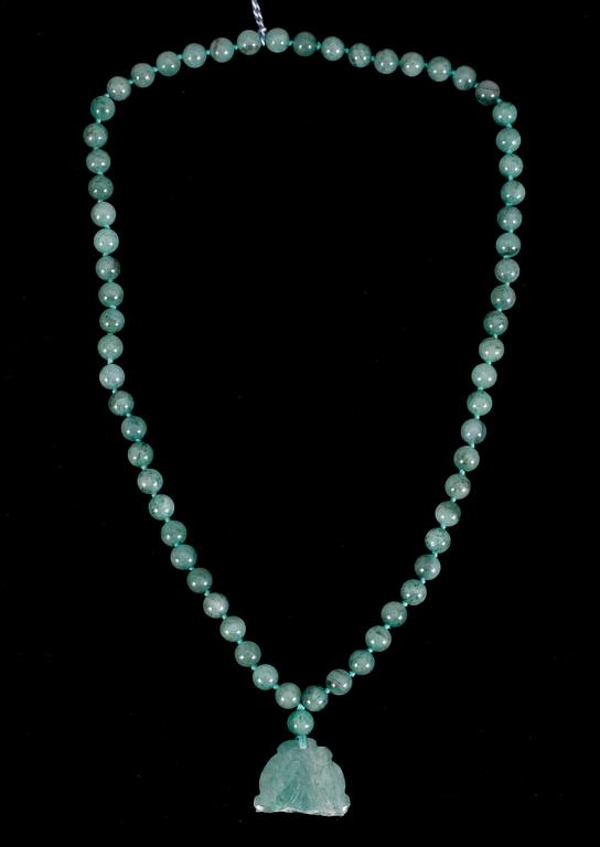 COLLIER, aventurinkvarts. Kina.