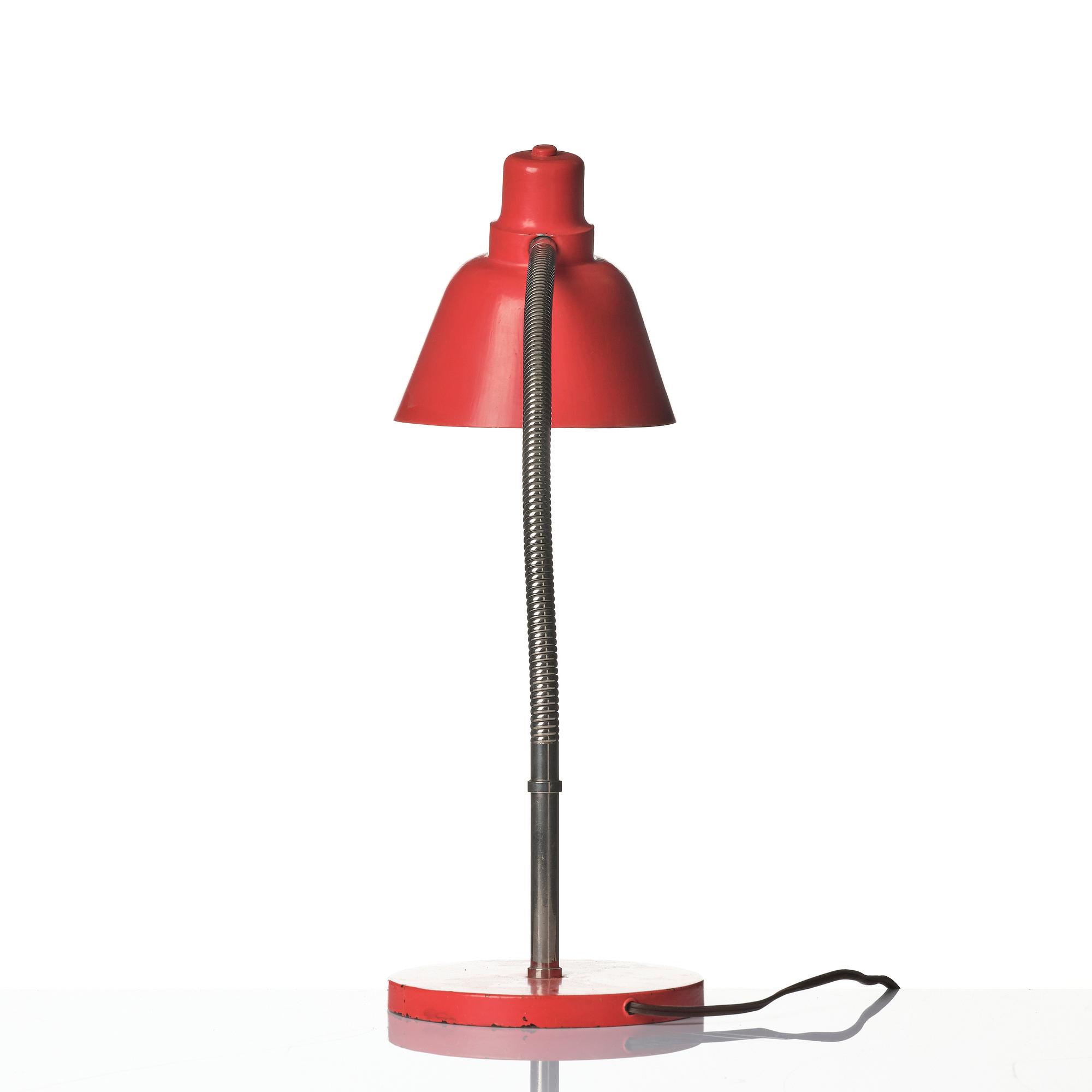 Harald Notini, bordslampa, modell A 15027, Arvid Böhlmarks Lampfabrik, Stockholm, 1930-tal.