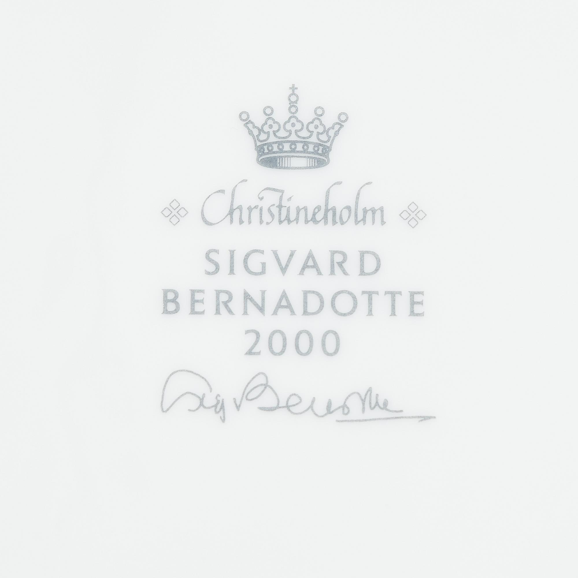 Sigvard Bernadotte, ruoka-astiasto, 36 osaa, posliini, "Christineholm"/"Marianne", Ruotsi, 2000.