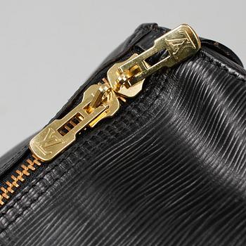 VÄSKA, "Keepall 55 Epi Black", Louis Vuitton,