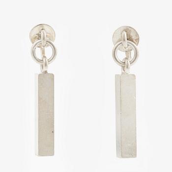Wiwen Nilsson, earrings, a pair, silver.