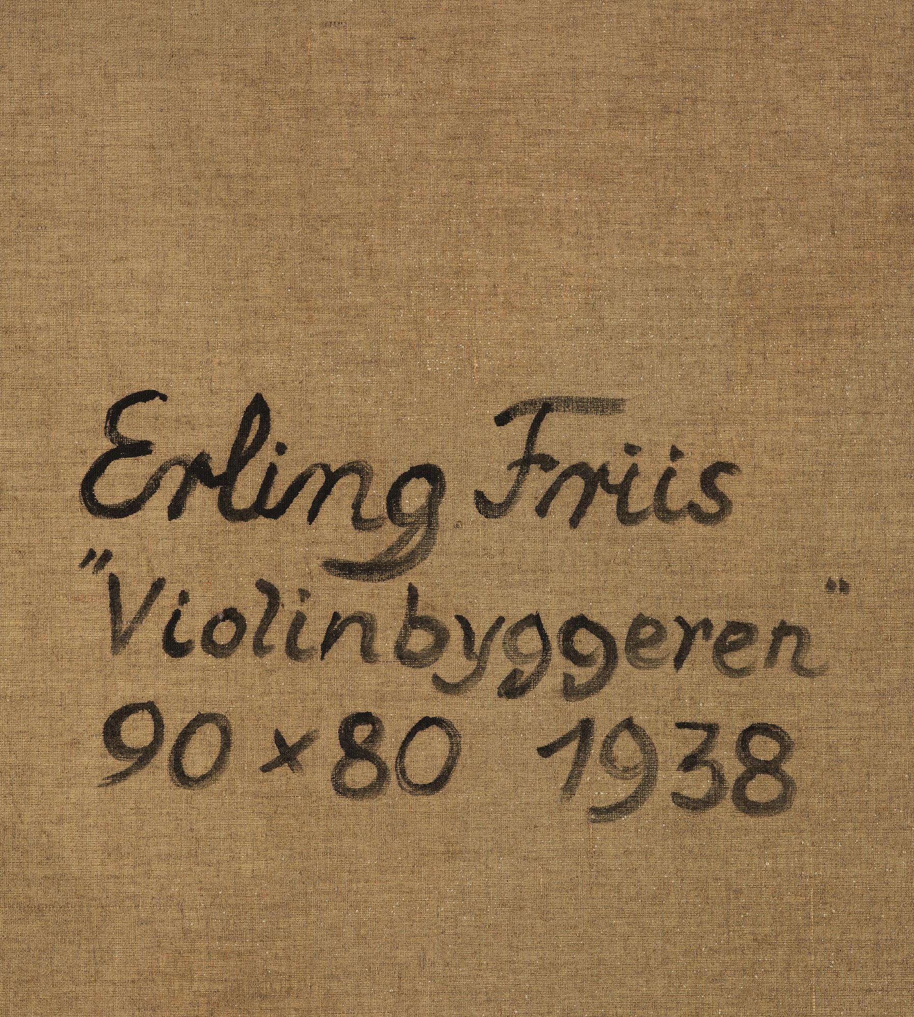 Erling Friis, "Violinbyggaren".