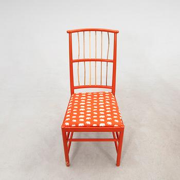 Josef Frank, chairs, 4 pcs, model 2025, Firma Svenskt Tenn.