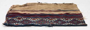An antique soumak 'Bagface', ca 115 x 81 cm, Probably Cappadocia.