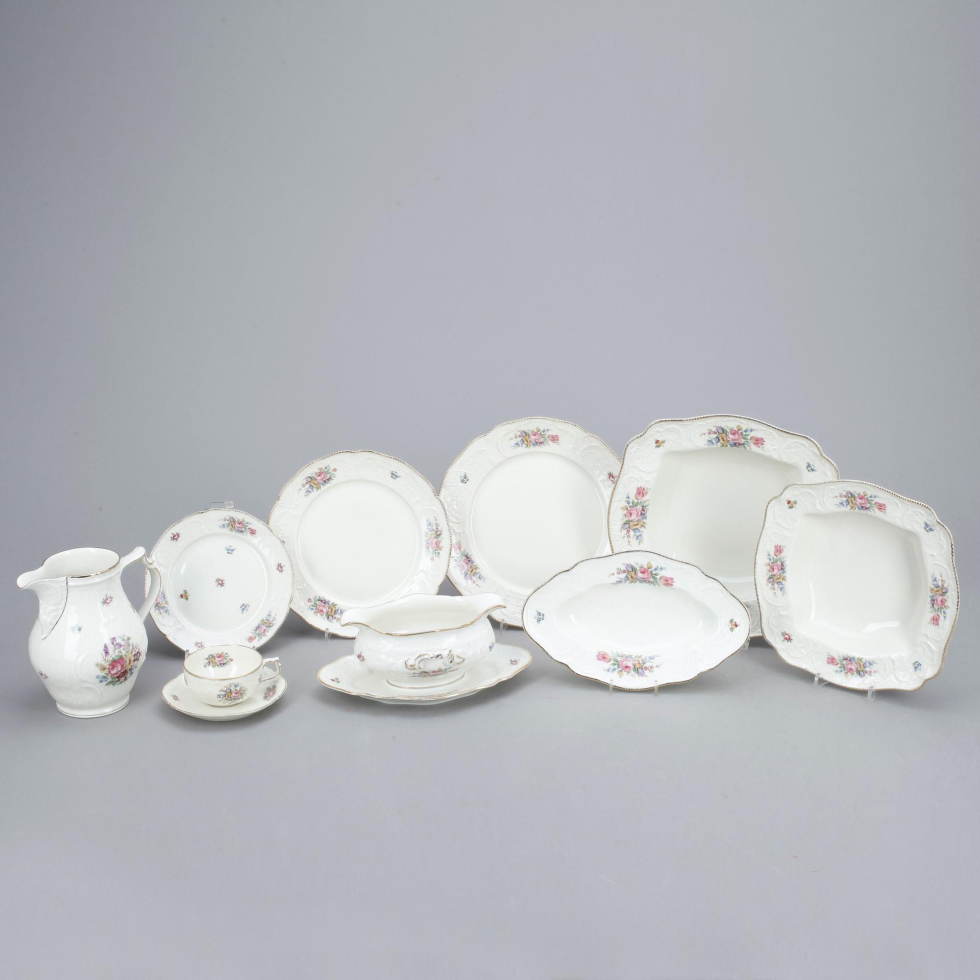 MATSERVIS,108 delar,  porslin, "Sanssouci", Rosenthal.