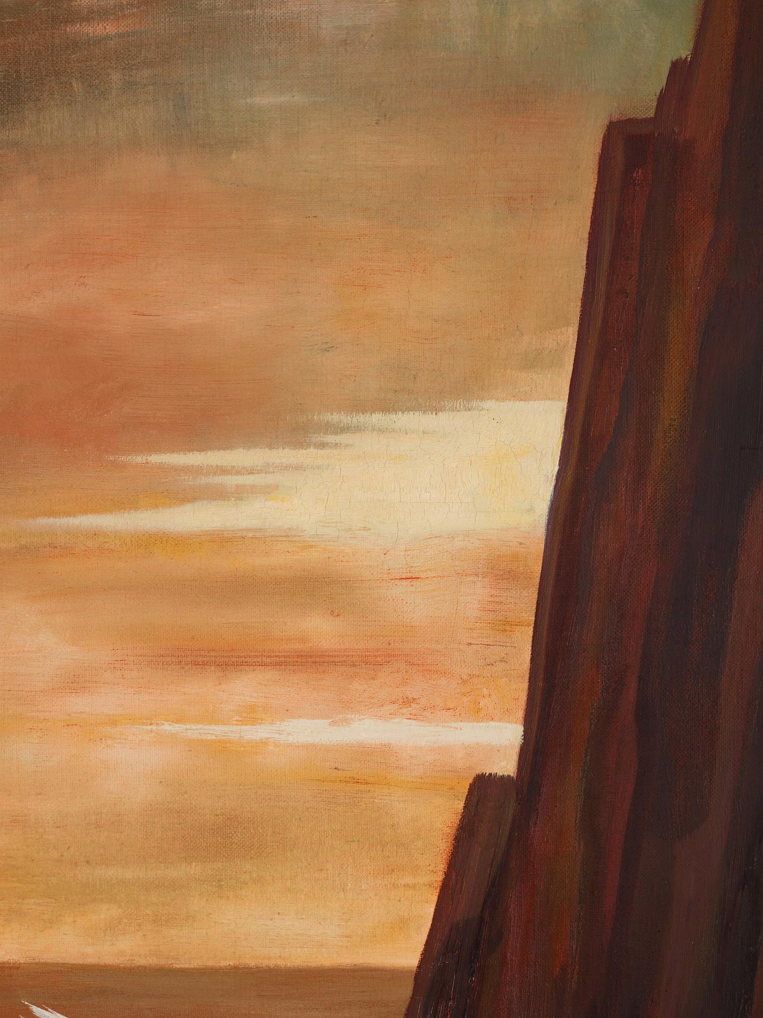 Esaias Thorén, Surrealistic landscape.
