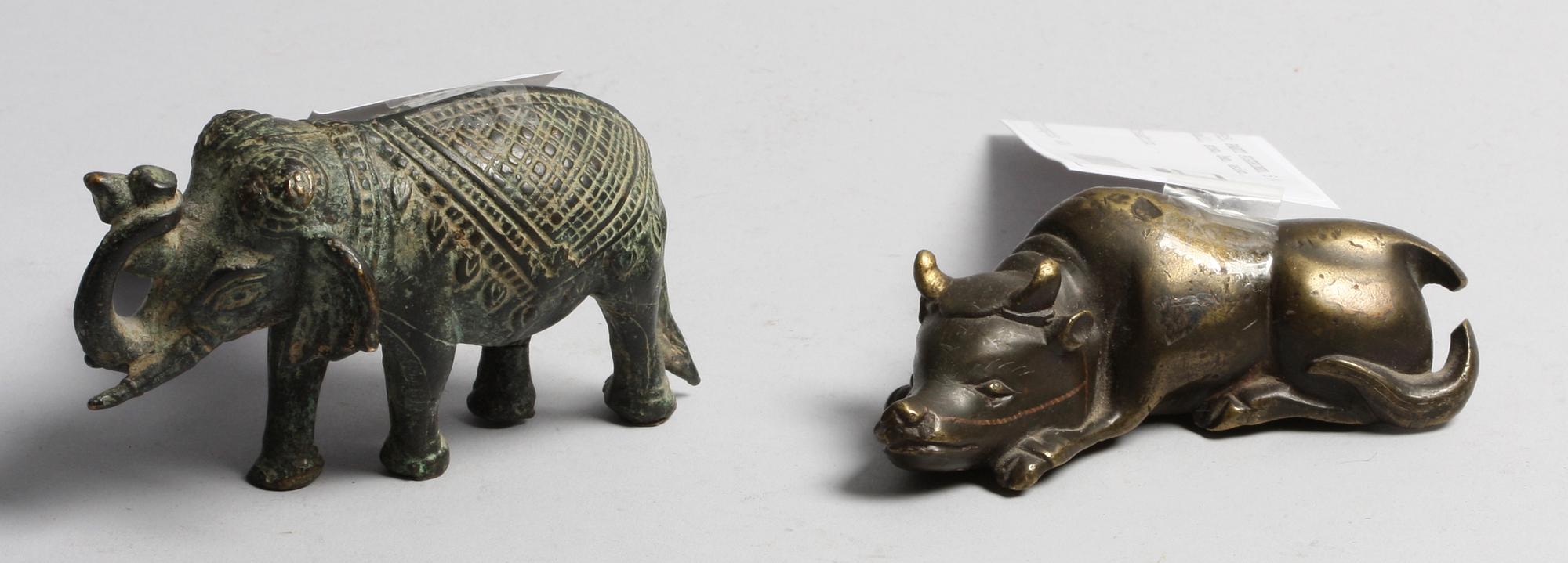 PARTI FIGURINER, 5 st, metall, sten, ben, asien.