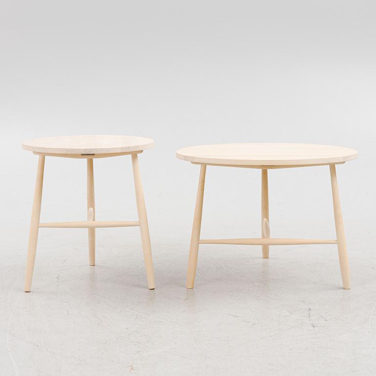 Nirvan Richter, soffbord, 2 st, "Pinnbord", Norrgavel, samtida.