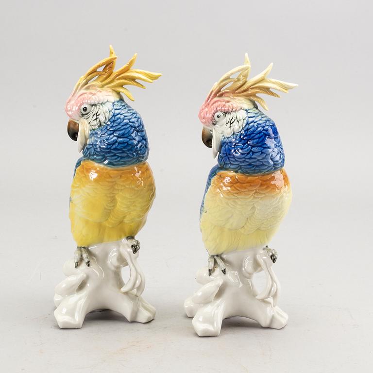 KARL ENS, porslin, figuriner 2 st, Tyskland, tidigt 1900-tal.