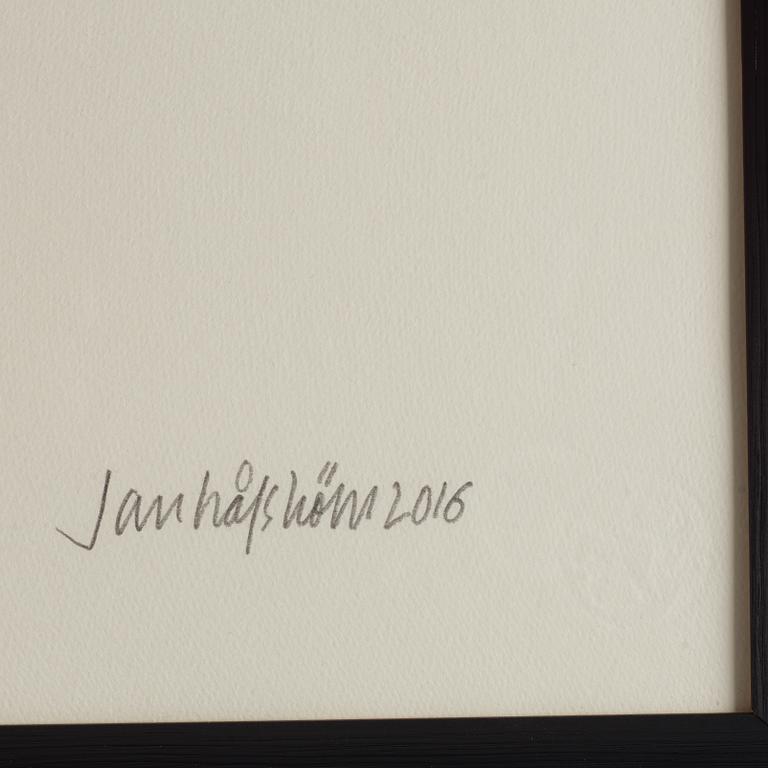 Jan Håfström, etching, signed and dated 2016, numbered e.a.