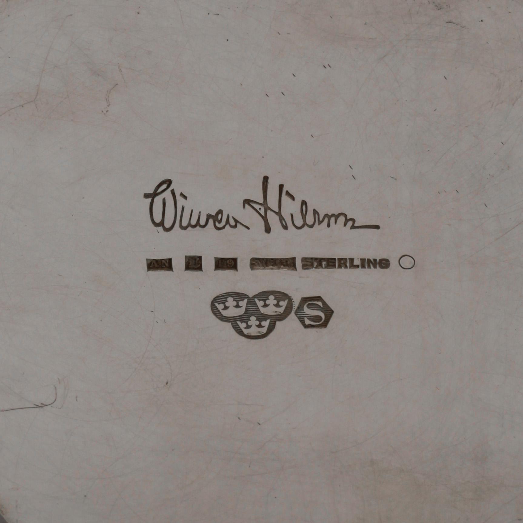 WIWEN NILSSON, vas, Lund 1956, sterling.