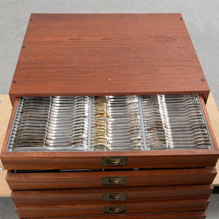 Silver cutlery, 300 pieces, silver 800, H. Walter, Germany.