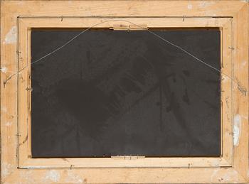 Nadine Lundahl, Nature morte med gula plommon.