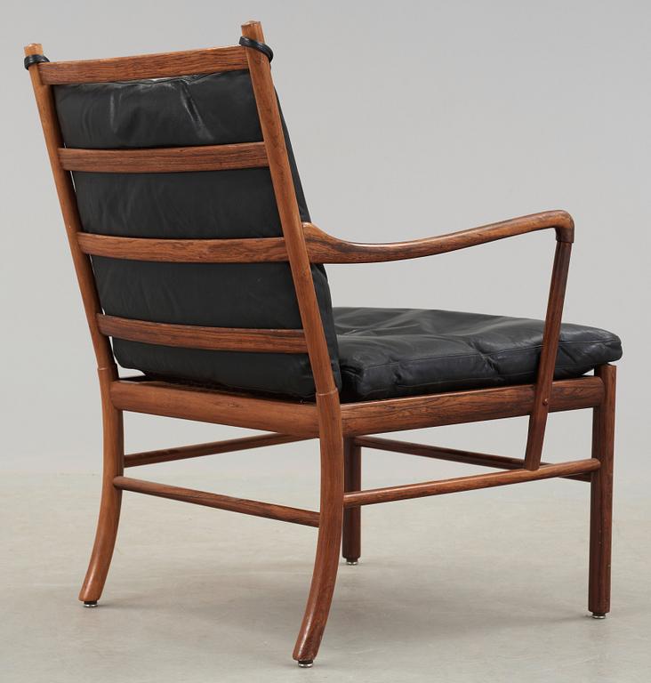 An Ole Wanscher 'Colonial Chair, PJ 149' by Poul Jeppesen, Denmark.