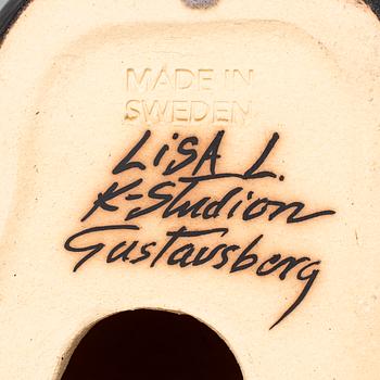 LISA LARSON, figurin, stengods, "Moses", K-Studion, Gustavsberg.