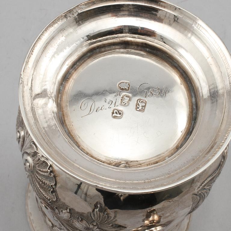 MUGG, silver, London, England, 1816, vikt 380 gram.