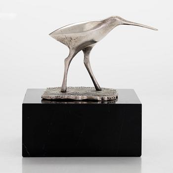 Tapio Wirkkala, Lintuveistos, "Suokurppa", hopeaa (925) Kultakeskus Hämeenlinna 1974 tai 1975.