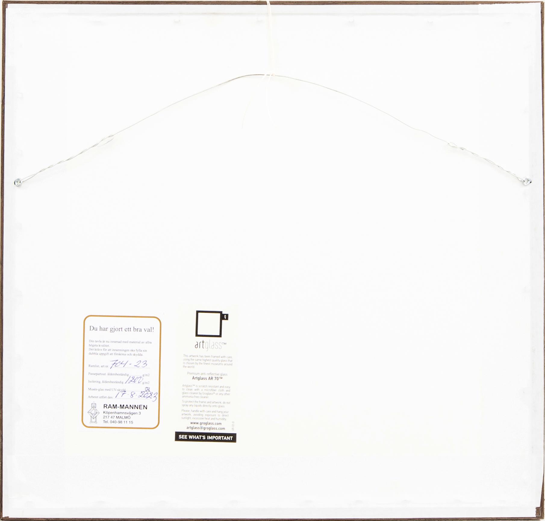 Märta Måås-Fjetterström, vävnad "Täppan", signerad AB MMF Gobelängteknik c. 35x35 cm.