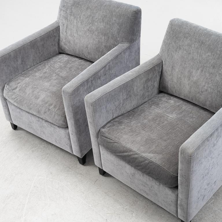 A pair of easy chairs from Slettvoll.