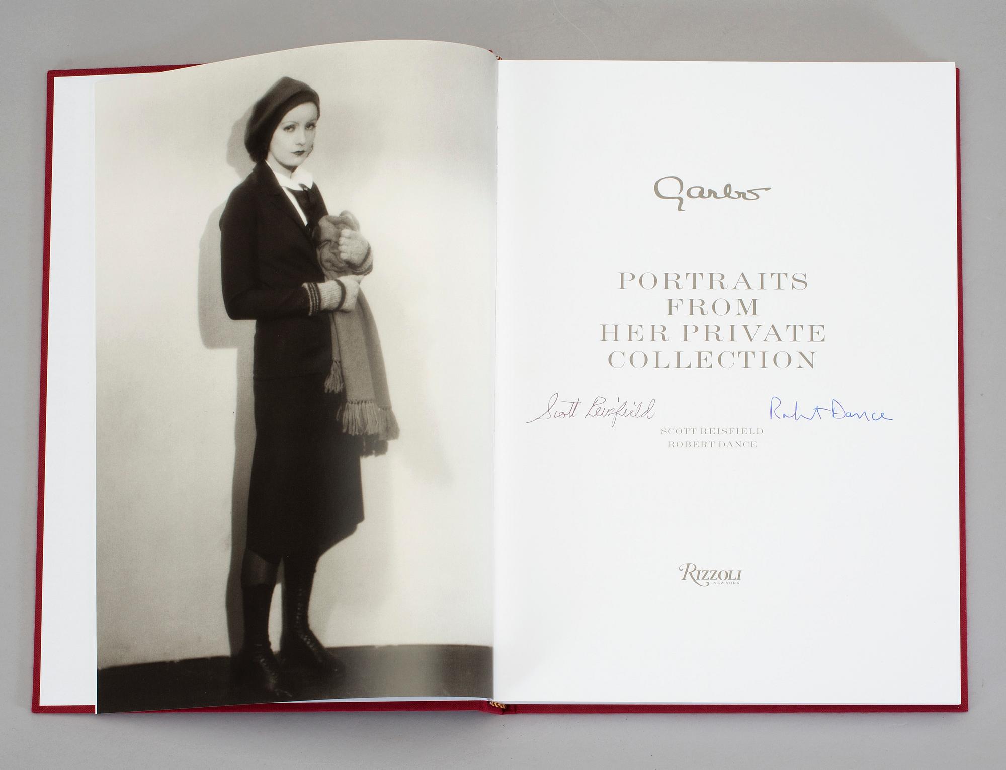 REISFIELD & DANCE, CENTENNIAL EDITION OF GARBO Portraits from her Private Collection. Numr 45/175. Rizzoli, 2005.