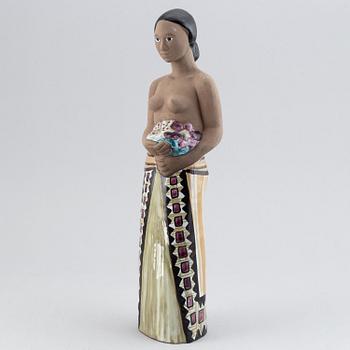 Mari Simmulson, a stoneware sculpture of a woman, Upsala Ekeby.
